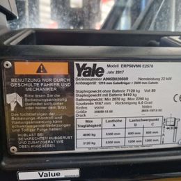 Yale ERP50VM6 4-Rad Elektrostapler