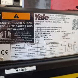 Yale ERP50VM 4-Rad Elektrostapler