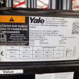 Yale ERP35VL 4-Rad Elektrostapler